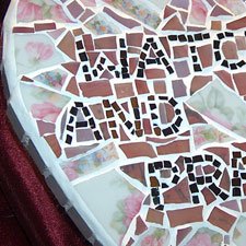 Watch and Pray Christian Mosaic